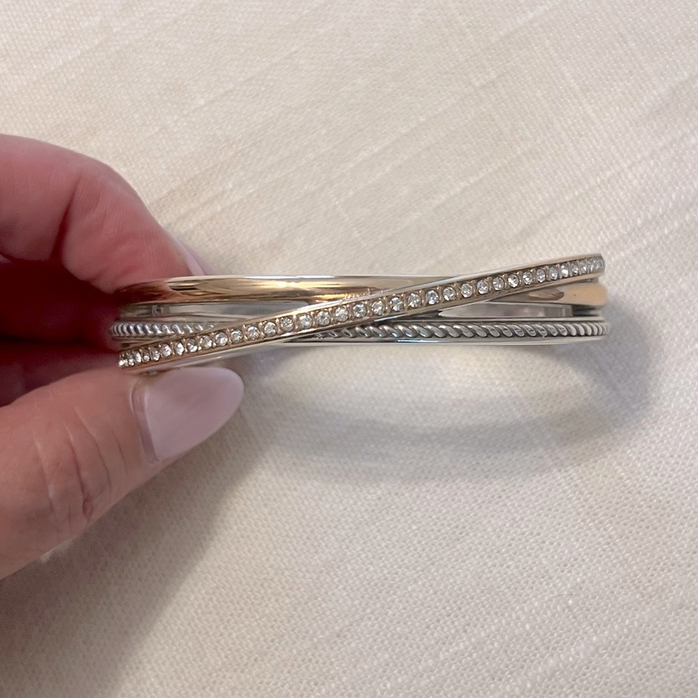 Brighton Tri-Colored Clasp Bracelet